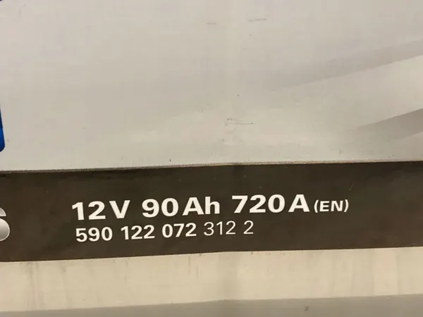 Batterie VARTA OEM 5901220723122 12V 90Ah image 4