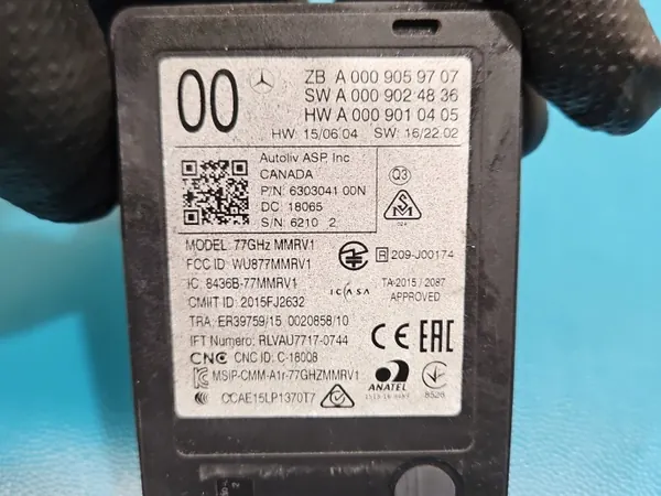 Módulo Radar Traseiro Mercedes W213 A0009059707 image 3