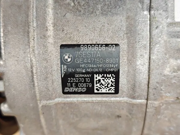 BMW Klimakompressor OEM 9890656 für 530i G30 G11 image 7