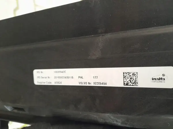 Volvo Schiebedach-Rollomechanismus OEM 32205494 image 7