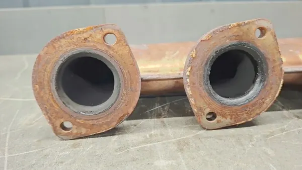 OEM Linker Auspuffkrümmer Mercedes W220 4.3 V8 image 3