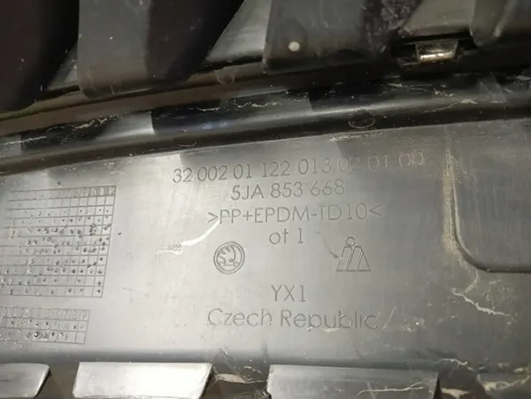 Grill Front Skoda Rapid 5J 12- SSK 5JA853668 image 8