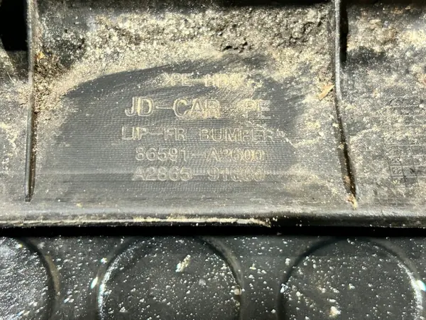 Kia Ceed II Framstötskåpsspoiler OEM 86591-A2600 image 10