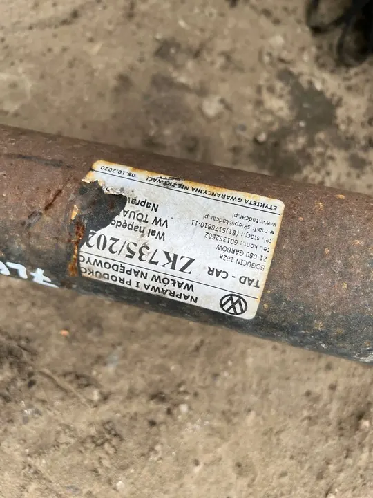 VW Touareg 5.0 V10 Drivaxel 7L6521102h image 2