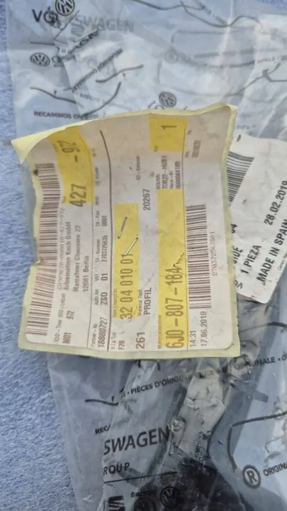 Deslizamento Direito do Para-choque SEAT IBIZA IV 6J0807184 image 2