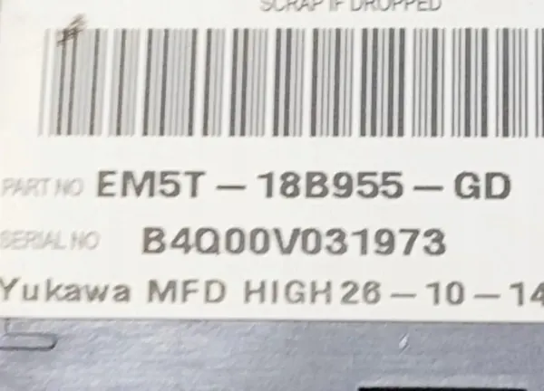 Bordcomputer Ford Fiesta VI OEM EM5T18B955GD image 6