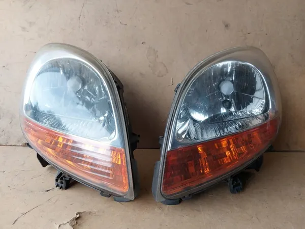 Renault Kangoo I LIFT Faros Delanteros Izquierdo + Derecho Conjunto OEM image 2