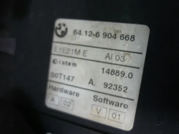 Chauffe-eau BMW OEM 64.12-6904668 pour Série 3 E46 image 10