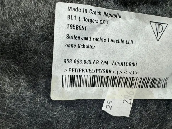 Porsche Macan II Revestimento Porta-Malas OEM 95B863880 image 3