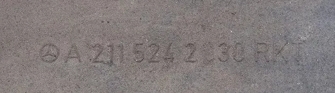 Underbilsplåt för Mercedes W211 W219, OEM A2115242830 image 5