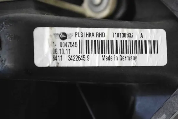 Ventilador de aquecimento Mini Cooper Countryman R60 2011 image 5