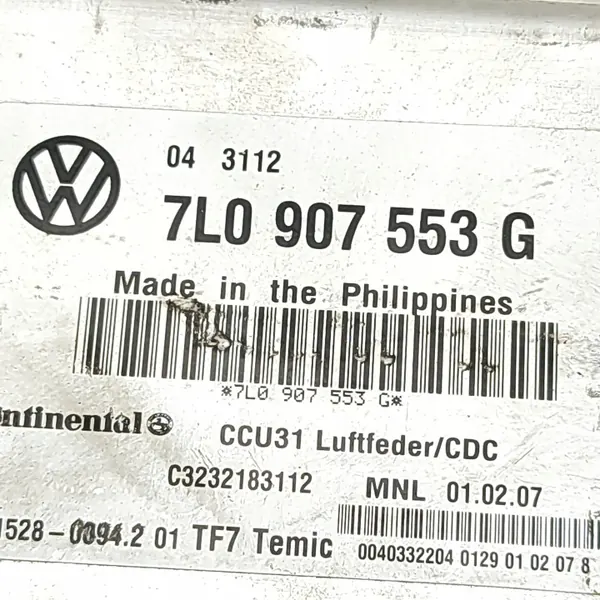 Módulo suspensión neumática Porsche Cayenne OEM 7L0907553G image 6