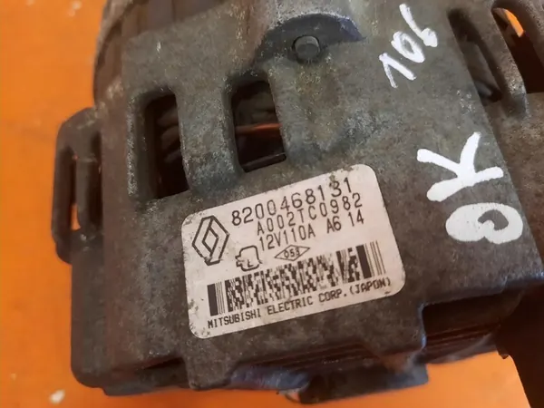 Nissan Kubistar 03-08 1.5DCI Vaihtovirtageneraattori 8200468131 image 5