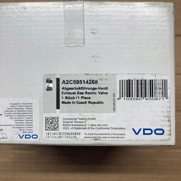 Válvula EGR Continental A2C59514268 image 2