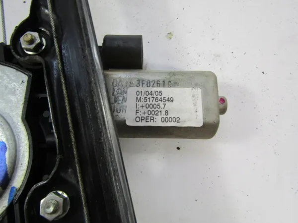 Mecanismo de Janela Elétrica FIAT PUNTO II 188 Direito Frontal OEM 51764549 image 2