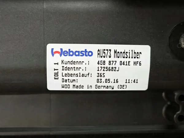 OEM 4G8877255A Panoramakaton Verho Audi A7 C7 image 10