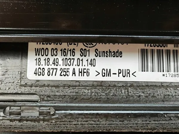 OEM 4G8877255A Panoramakaton Verho Audi A7 C7 image 5