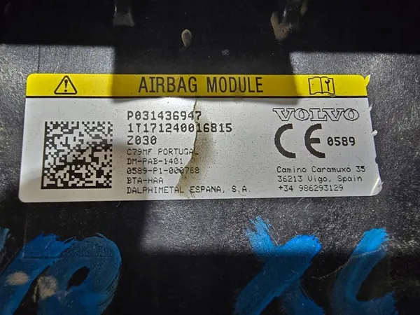 Volvo XC60 Passenger Airbag image 3