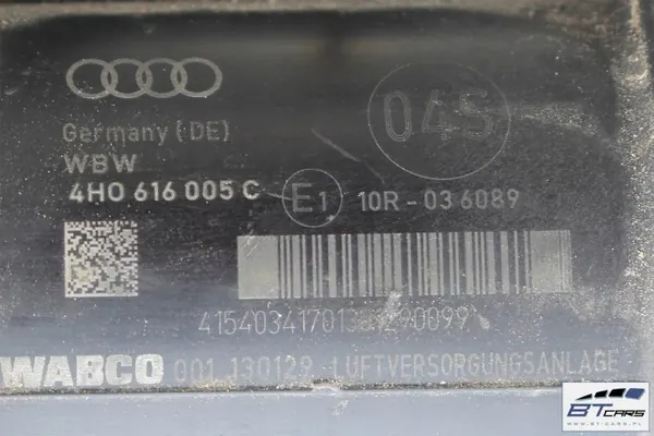 Audi A8 Jousituskompressoripumppu OEM 4H0616005C image 8