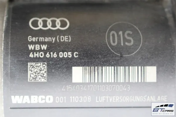 Audi A8 Jousituskompressoripumppu OEM 4H0616005C image 9