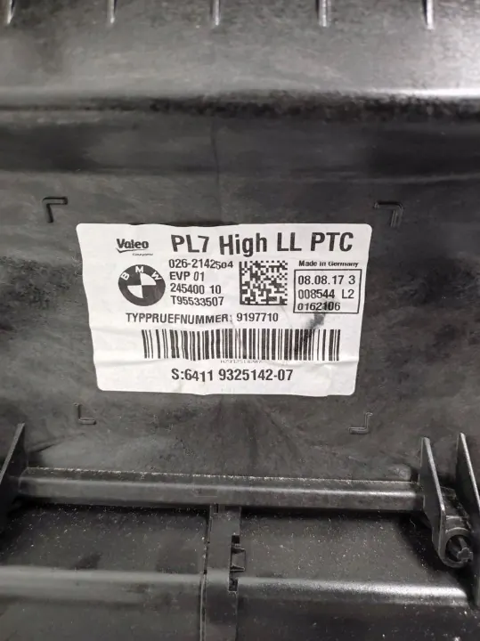 Verwarmingskern BMW OEM 9325142 voor 4 Serie F32 image 8
