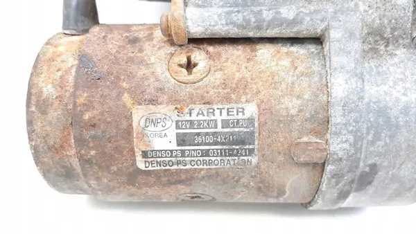 Motor de arranque Hyundai Terracan 2005 031114241 image 4