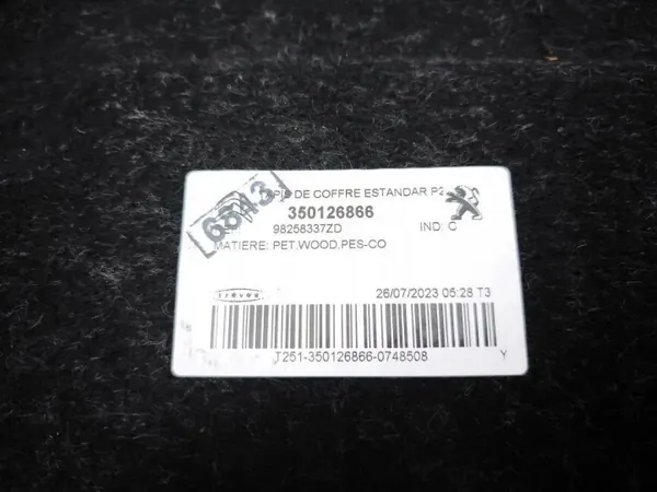OEM 350126866 Takakontin Lattiamatto Peugeot 2008 II:lle image 7