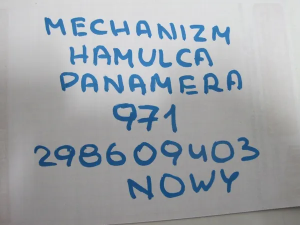 Motor de Mecanismo de Freio Porsche Panamera 298609403 image 7