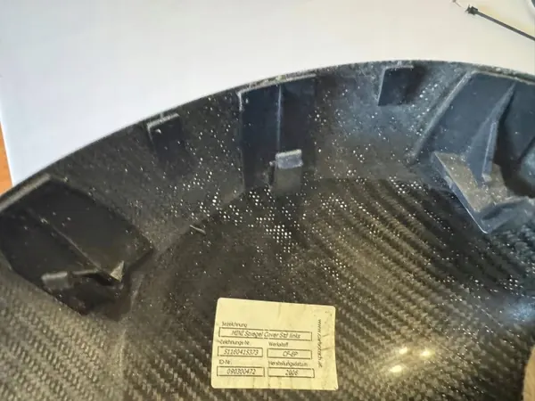 OEM 51160415373 Vänster spegelskydd MINI JCW kolfiber image 4