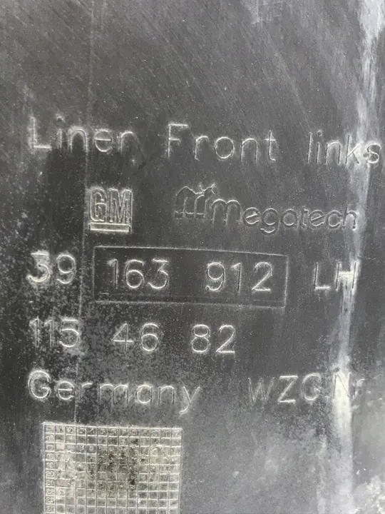 Opel OE 39163912 Front Left Wheel Arch image 6