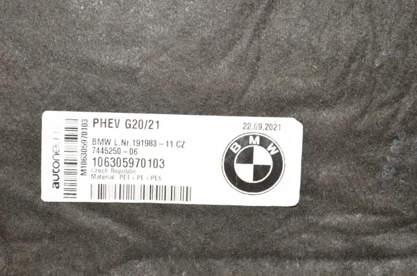 Schalldämmung BMW 3 Touring G21 OEM 51477445250 image 5