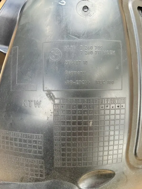 BMW 1 F20 Left Front Wheel Arch OEM image 7