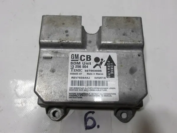 Módulo sensor airbag Opel OEM 13256904 - Usado image 2