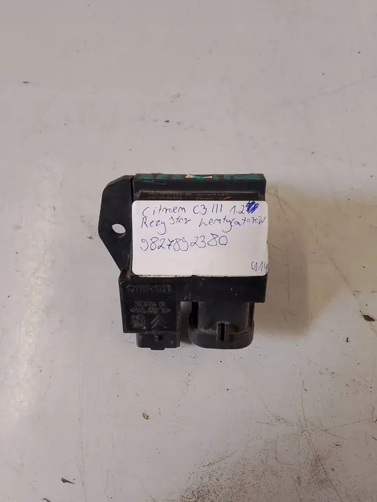 Tuulettimen Vastus CITROEN C3 III 9827892380 image 7