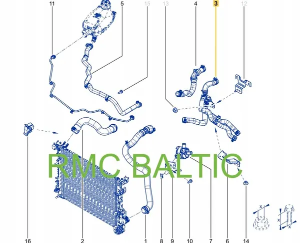 Tuyau d'eau réducteur LPG Dacia Jogger Sandero III Logan III image 10