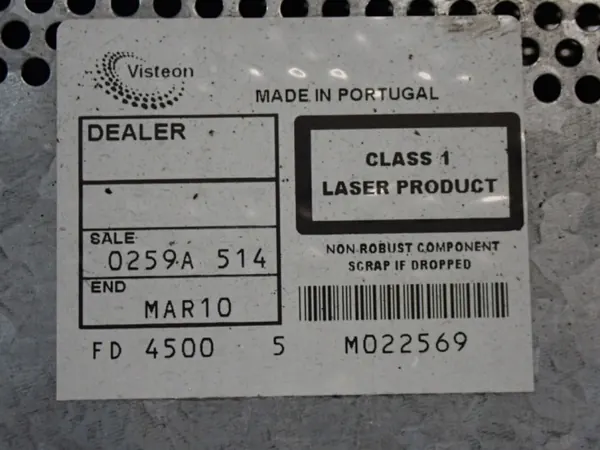 Radio Ford Fiesta MK6 OEM Zawada-383054- Usado image 8