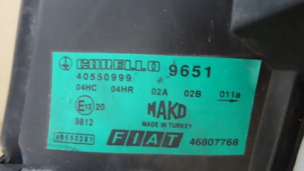 Linker Scheinwerfer FIAT DOBLO 01-05 OEM 46807768 image 9