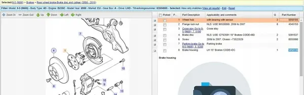 Mozzo Anteriore Sinistro SAAB 9-5 2.3L 2006 5058185 image 6