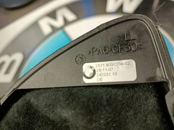 BMW E81 E87 Vaihdevaijeri + Gaiter M-Package Musta OEM image 2