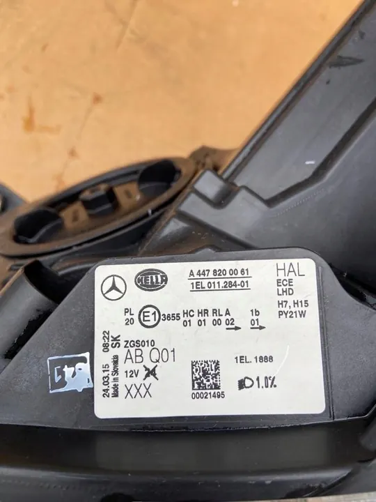 VOORLINKS LAMP MERCEDES V-KLASA W447 VITO image 2