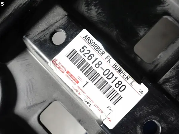 TOYOTA YARIS CROSS 20- Frontbåge Spoiler OEM image 6