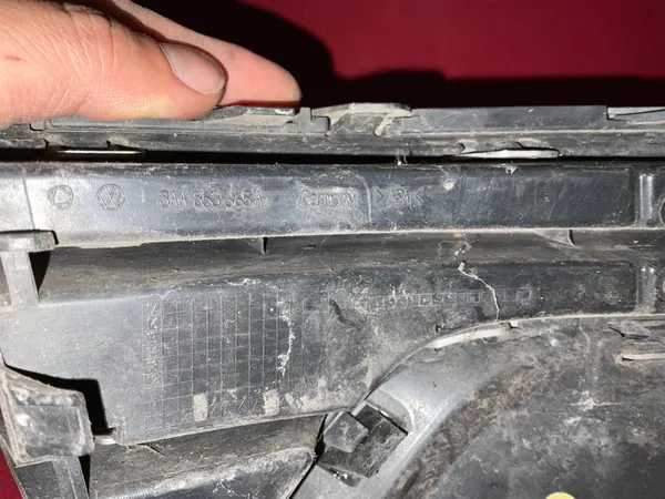 Griglia paraurti anteriore sinistra VW Passat B7 3AA853665A image 5