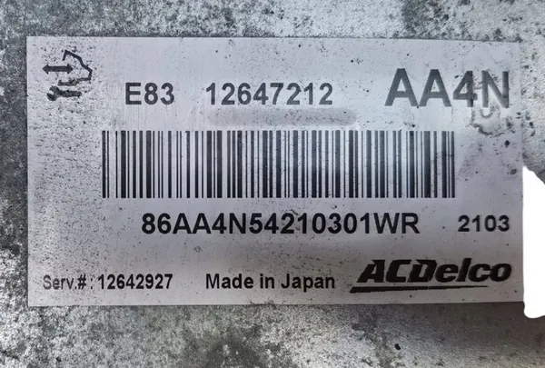 ECU-tietokone Opel Astra J 1.6 12647212 AA4N image 3