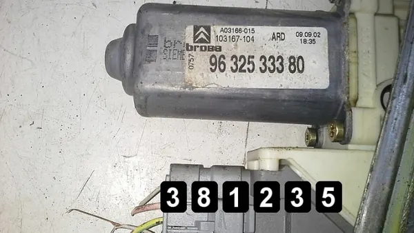 Régulateur de vitre Citroen C5 OEM AM-381235 image 4