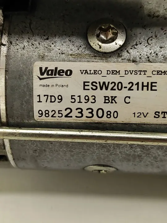 Arrancador Peugeot 5008 II 2019 image 7