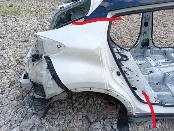 Achter rechter spatbord OEM 490027 Toyota C-HR 2016-2019 image 2