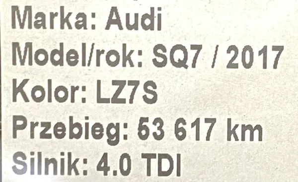 Ilmansuodattimen kotelo AUDI SQ7 SQ8 4M0133827A image 5