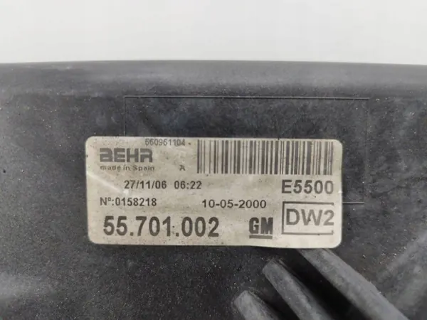 Vattenkylare Fläkt Opel Corsa D 1.0 B 55701002 55701410 image 6