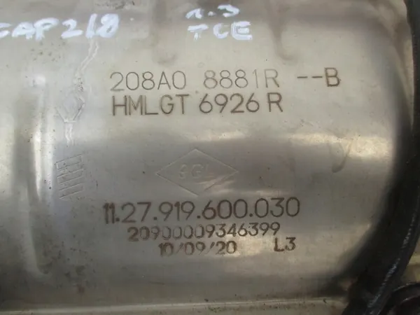 RENAULT NISSAN 1.3TCE CATALISADOR DPF 208A08881R image 4