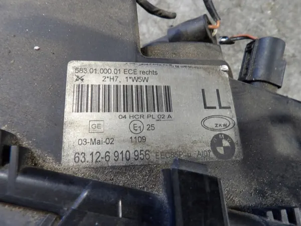 Farol dianteiro direito 6910956 BMW E46 image 3